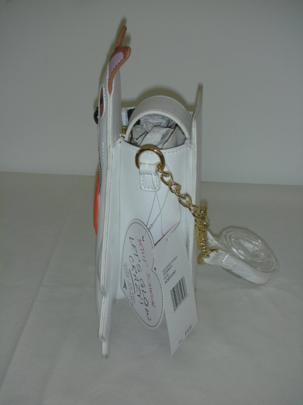 Betsey Johnson Ghost Dog Glow in the Dark Halloween Crossbody Bag NWT Kitsch MSR - Picture 2 of 8